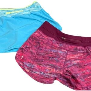 Ivivva by Lululemon Girl’s Fast Drill Pleated Skirt/Skorts. 2 Pack. Size 10